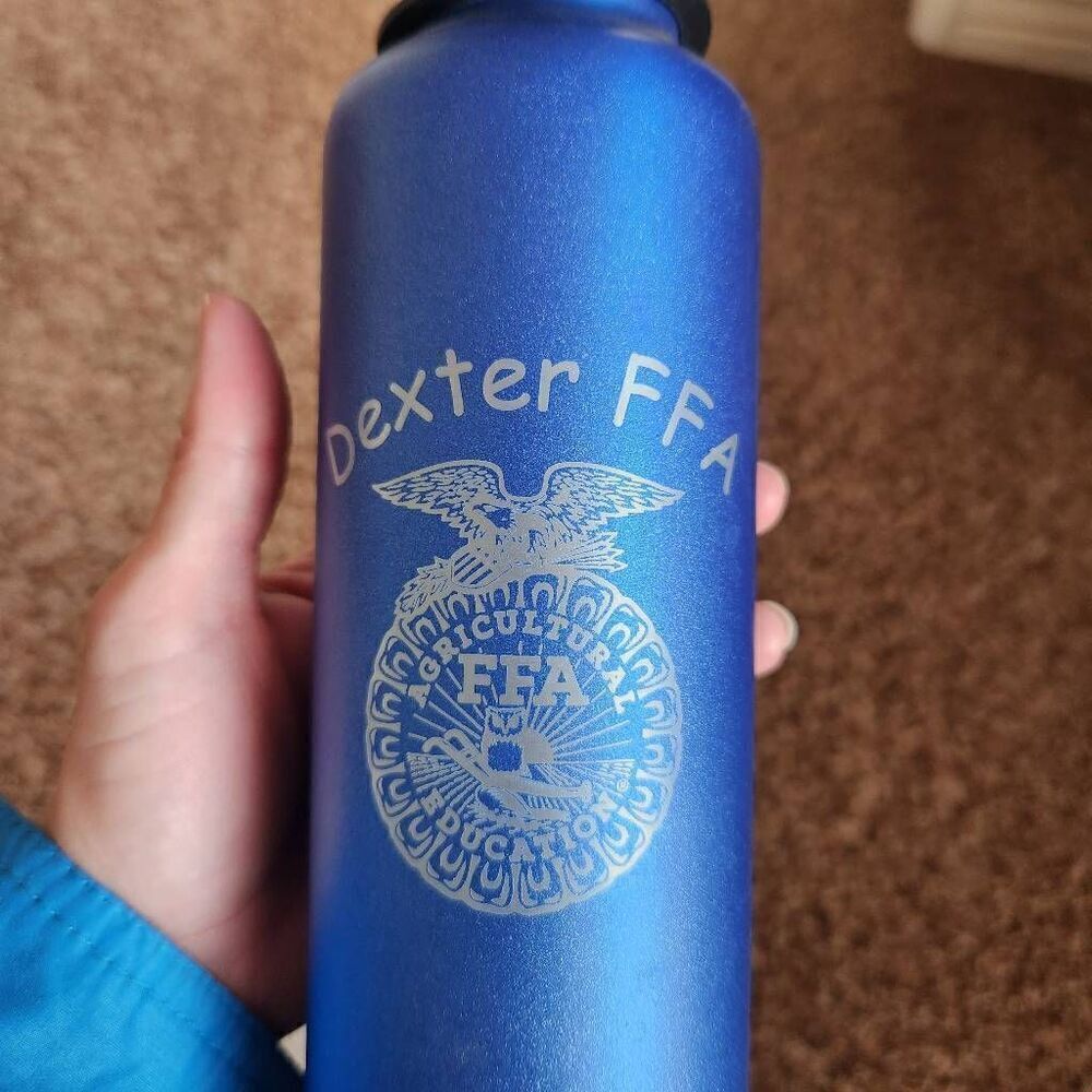 Dexter New Mexico Aluminum BPA free water bottle agriculture farm farmer promoti